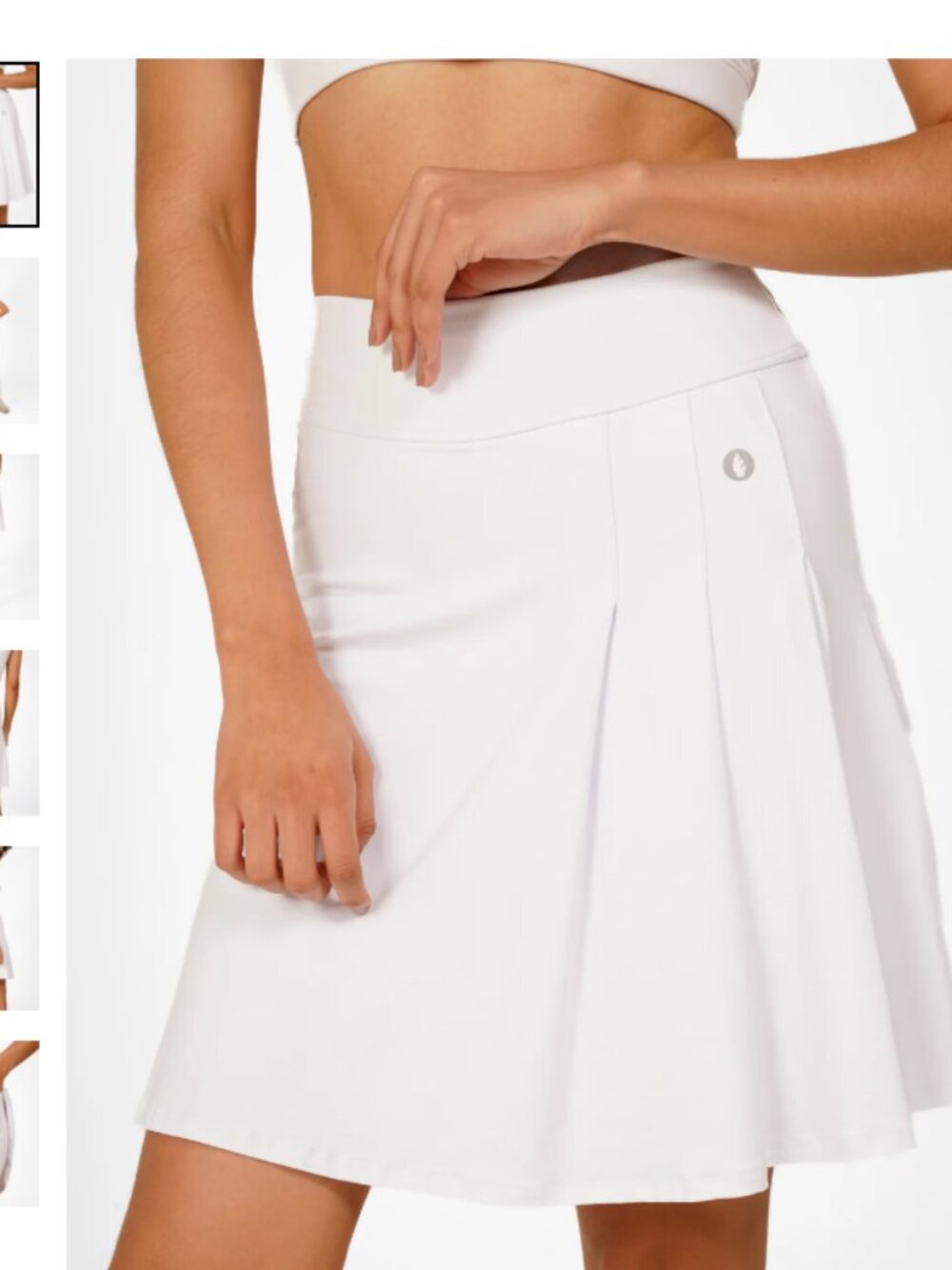 Dona Jo Classic Skirt/Skort (White) 21" Size XL